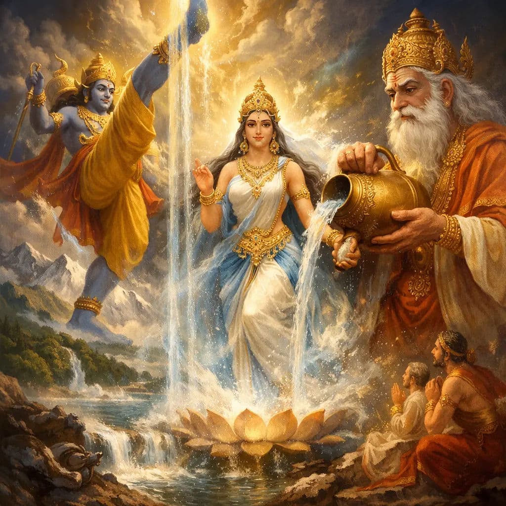 Sacred Ganga representation