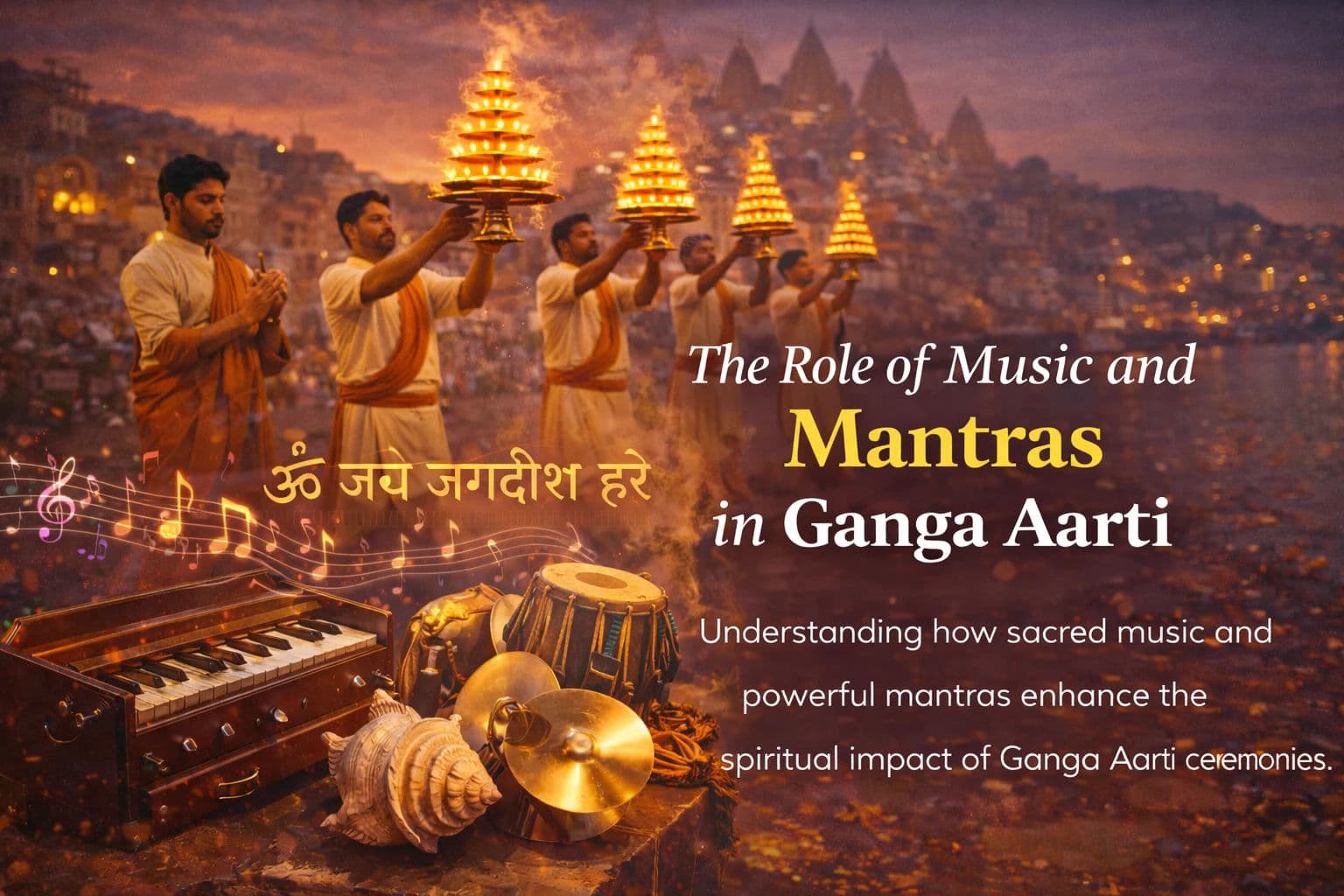 The Role of Music and Mantras in Ganga Aarti