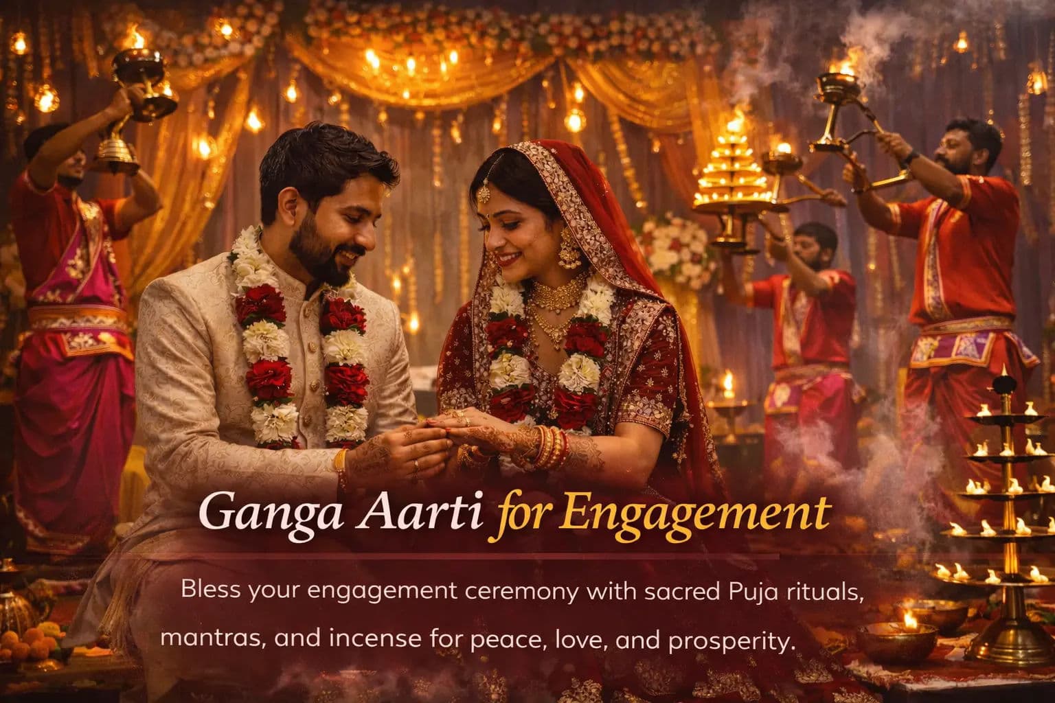 Ganga Aarti for Engagement