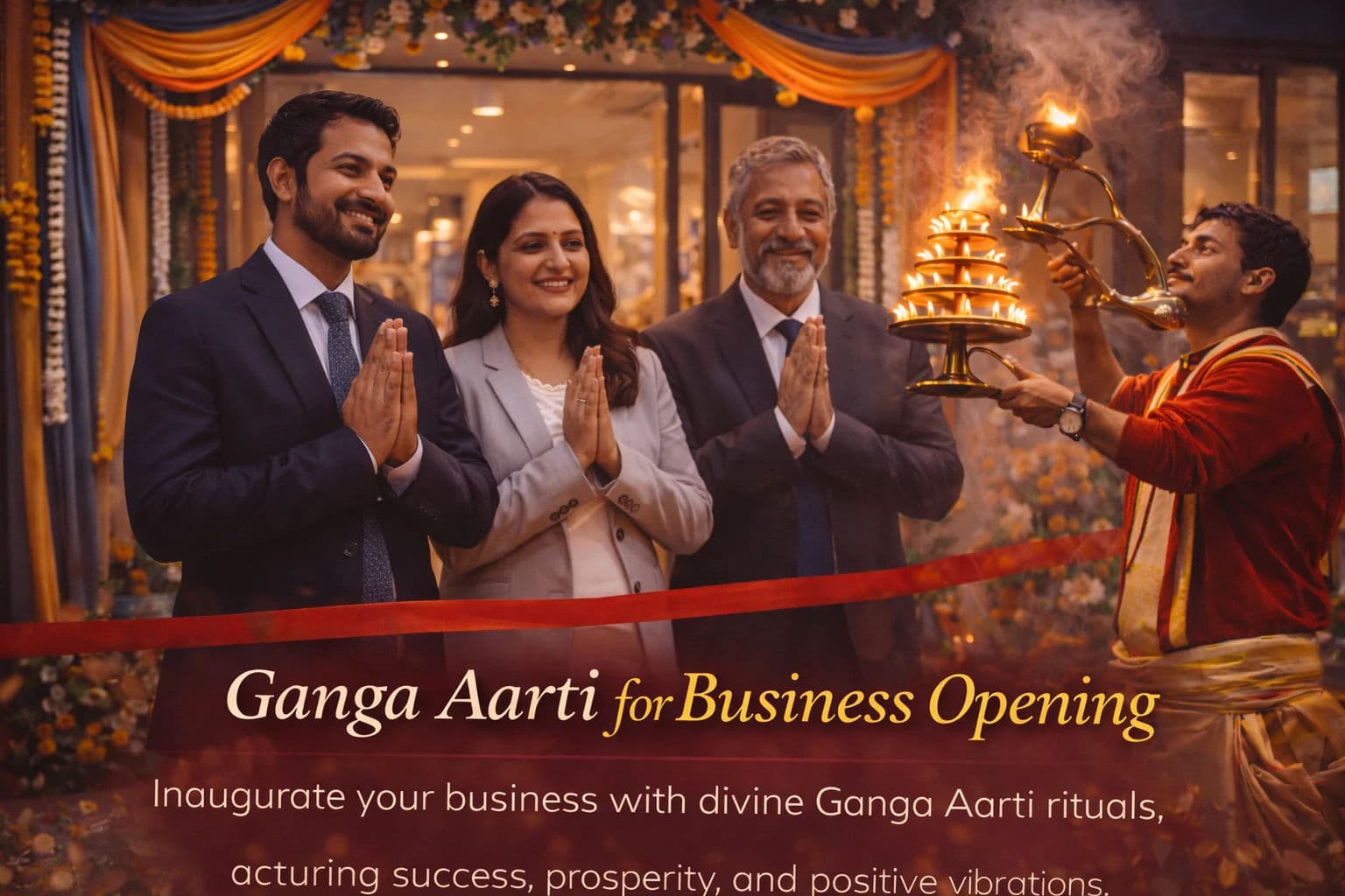 Ganga Aarti for Business Opening
