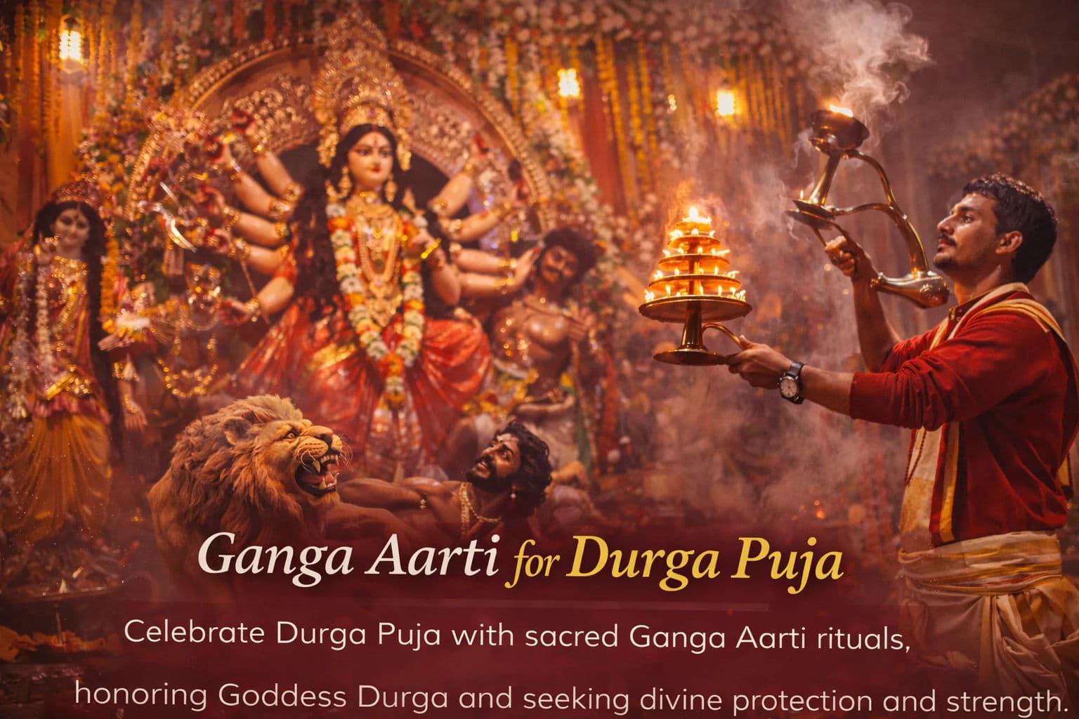 Ganga Aarti for Durga Puja