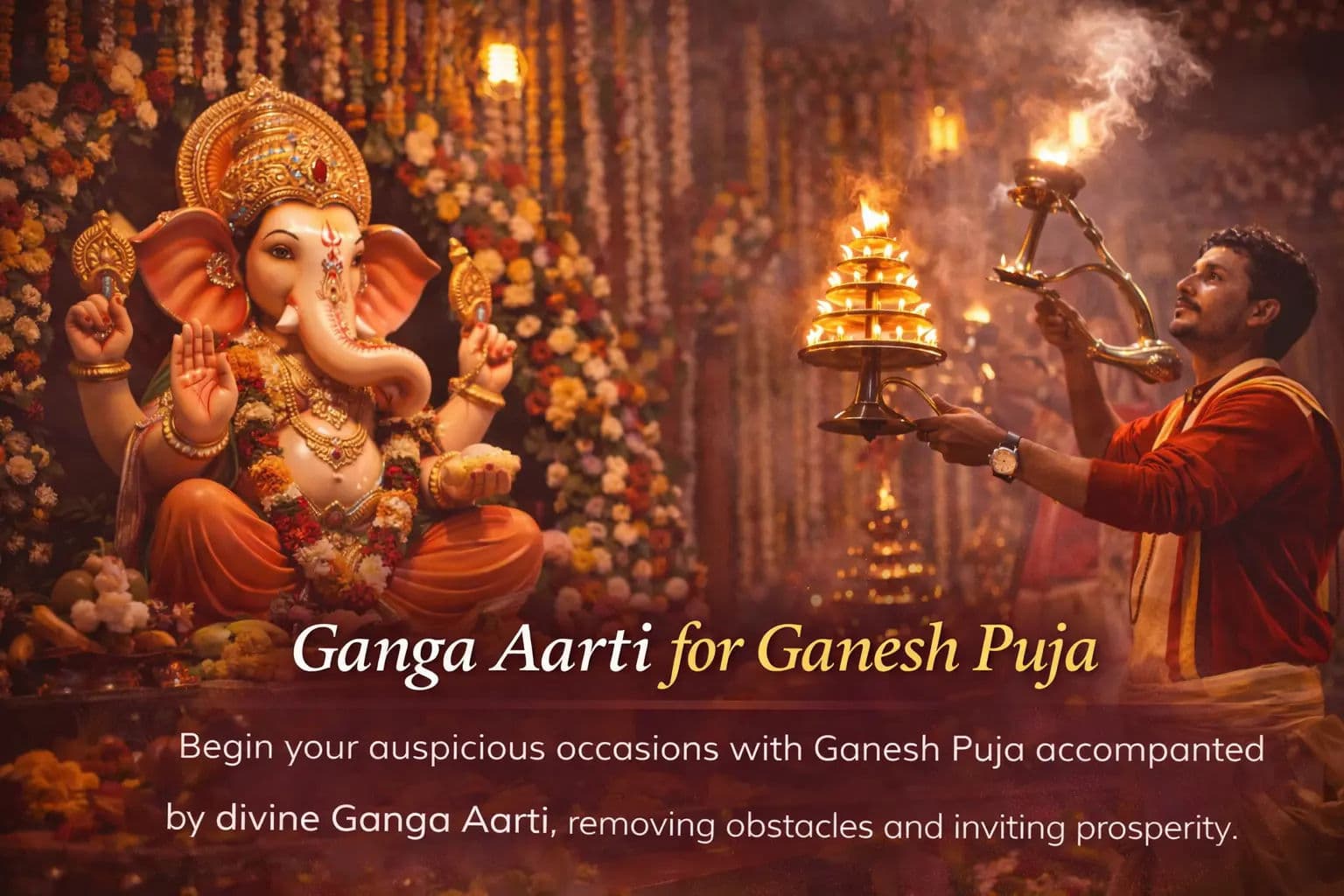 Ganga Aarti for Ganesh Puja