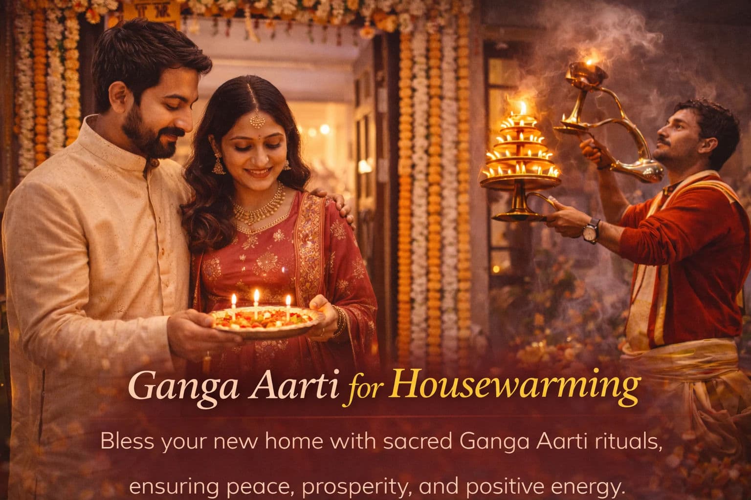 Ganga Aarti for Housewarming